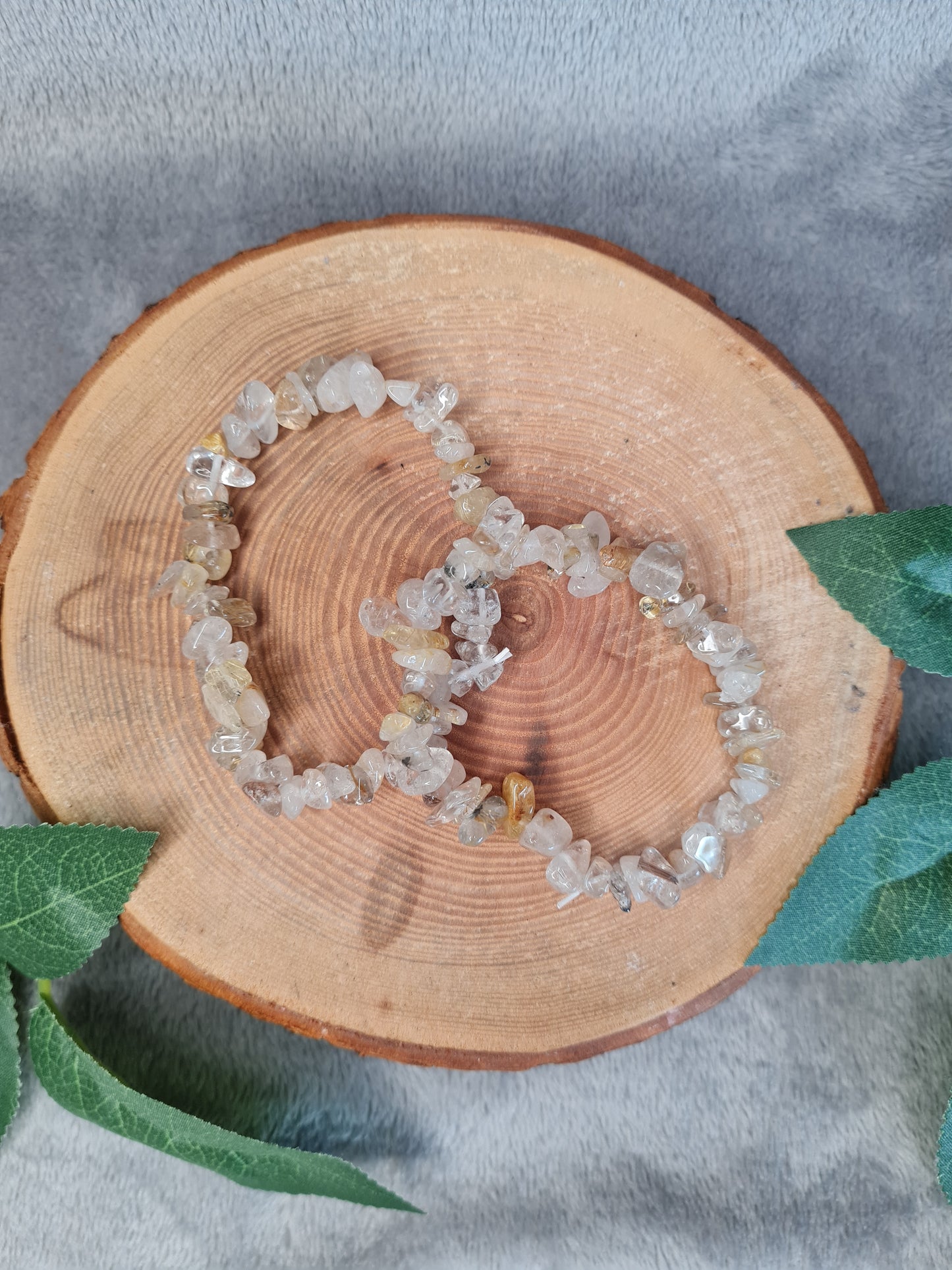 Rutilquarz Splitterarmband