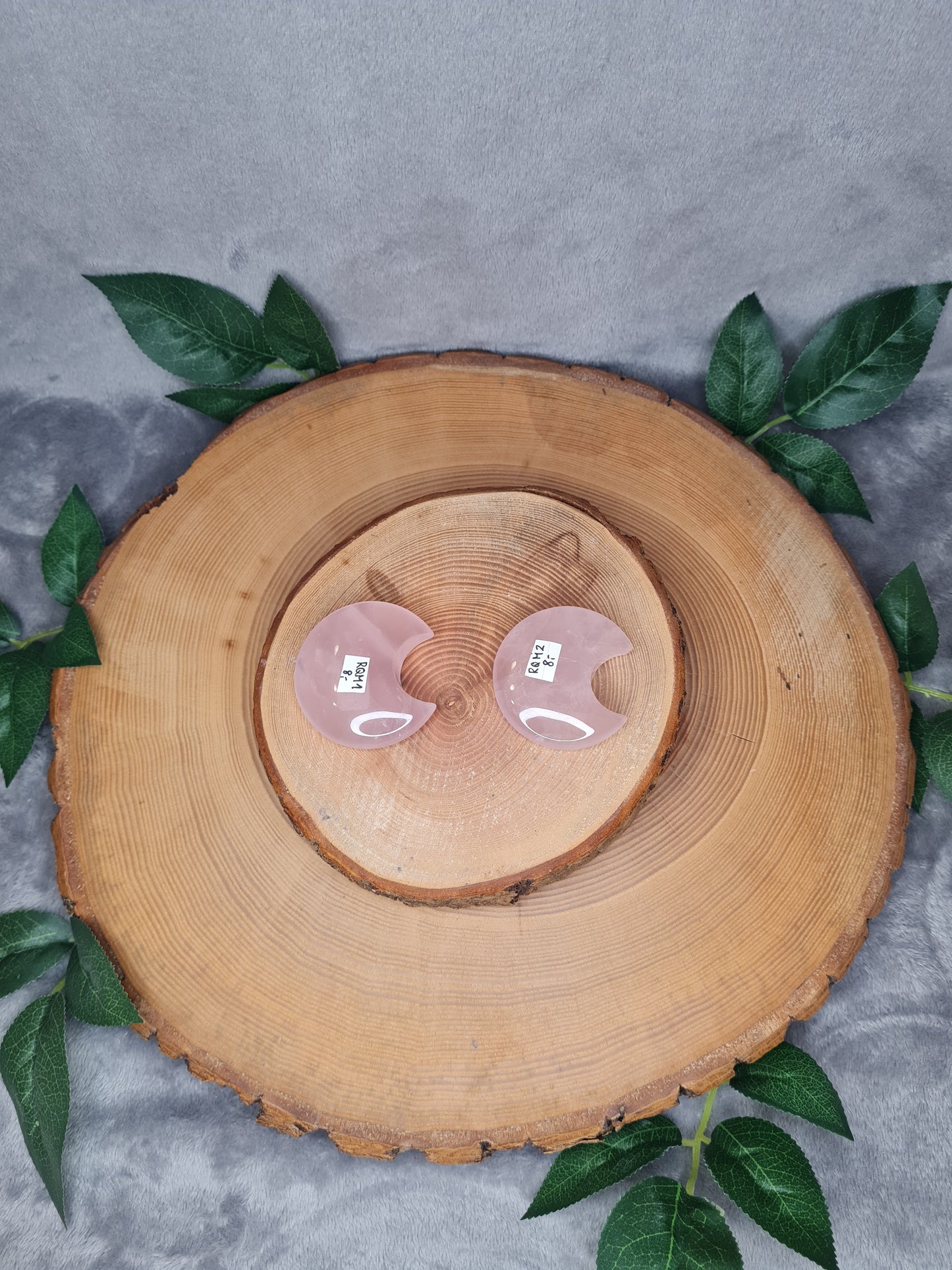 Rosenquarz Mond dunkler