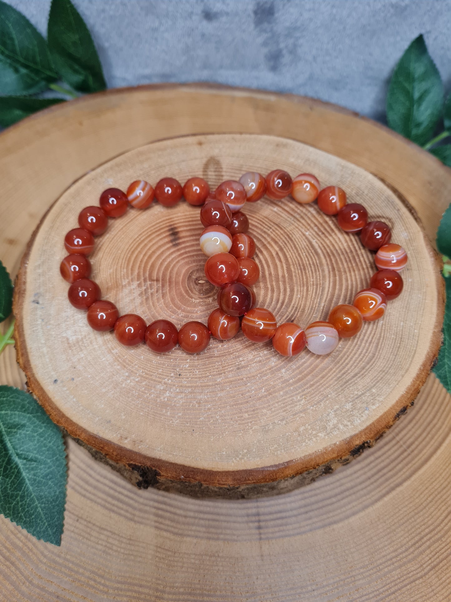 Karneol Kugelarmband (10mm)