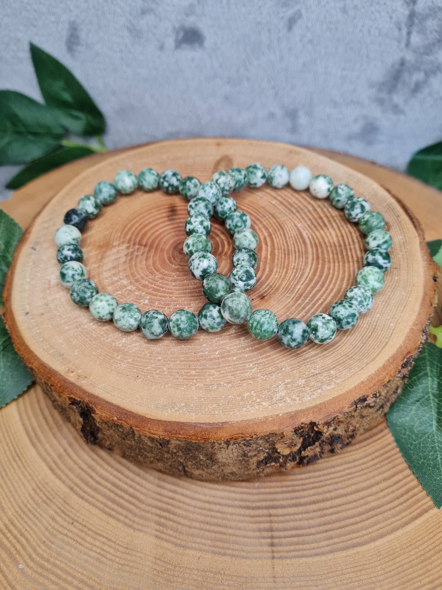 Baumachat Kugelarmband