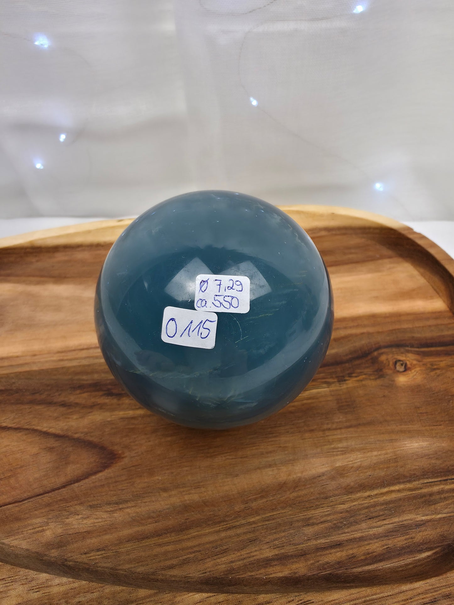 Blaue Onyx Kugel (O115)