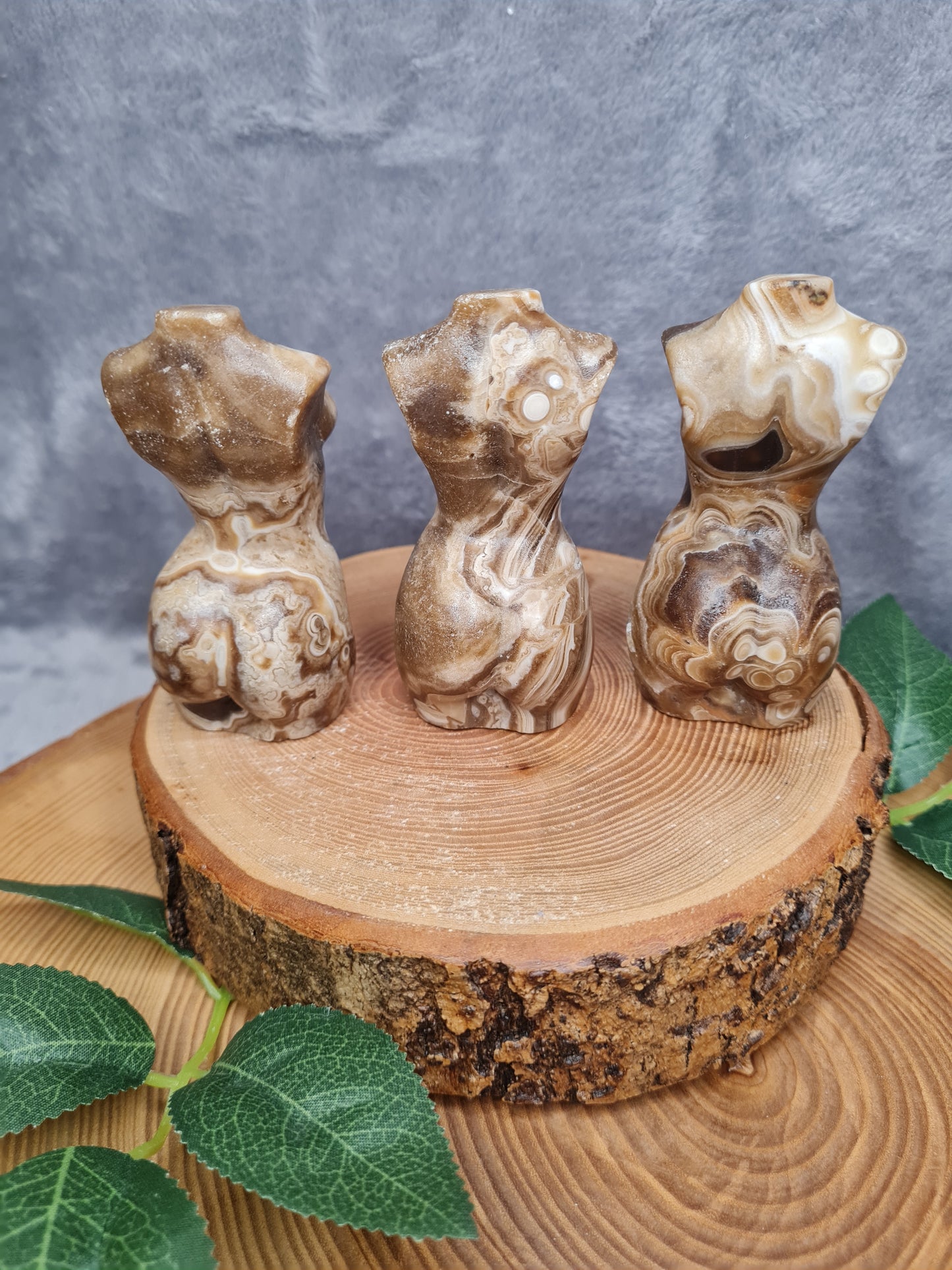 Schokoladen Calcit Lady Body