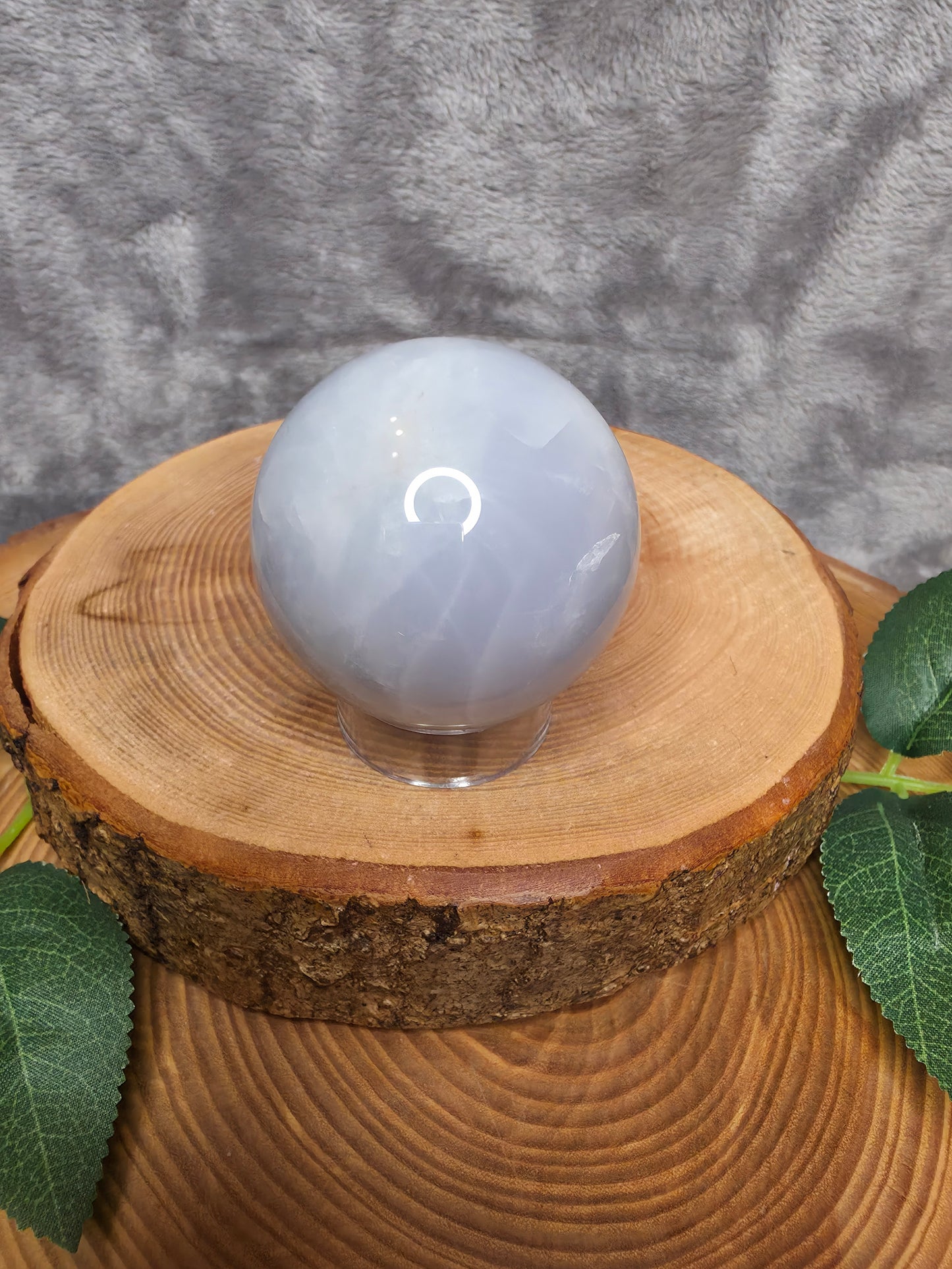 Blaue Rosenquarz Kugel (V21)