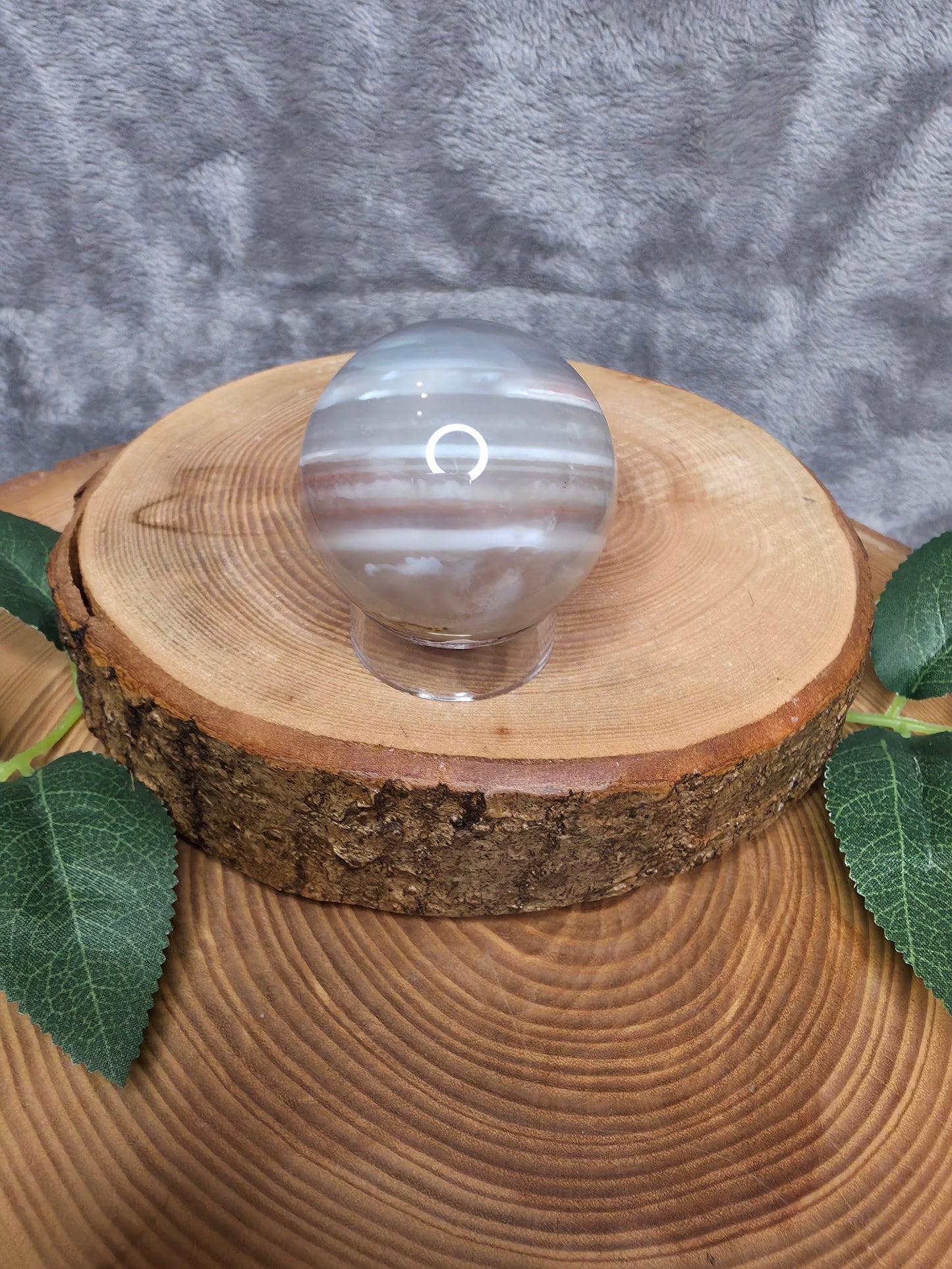 Achat Kugel gebändert (B28)