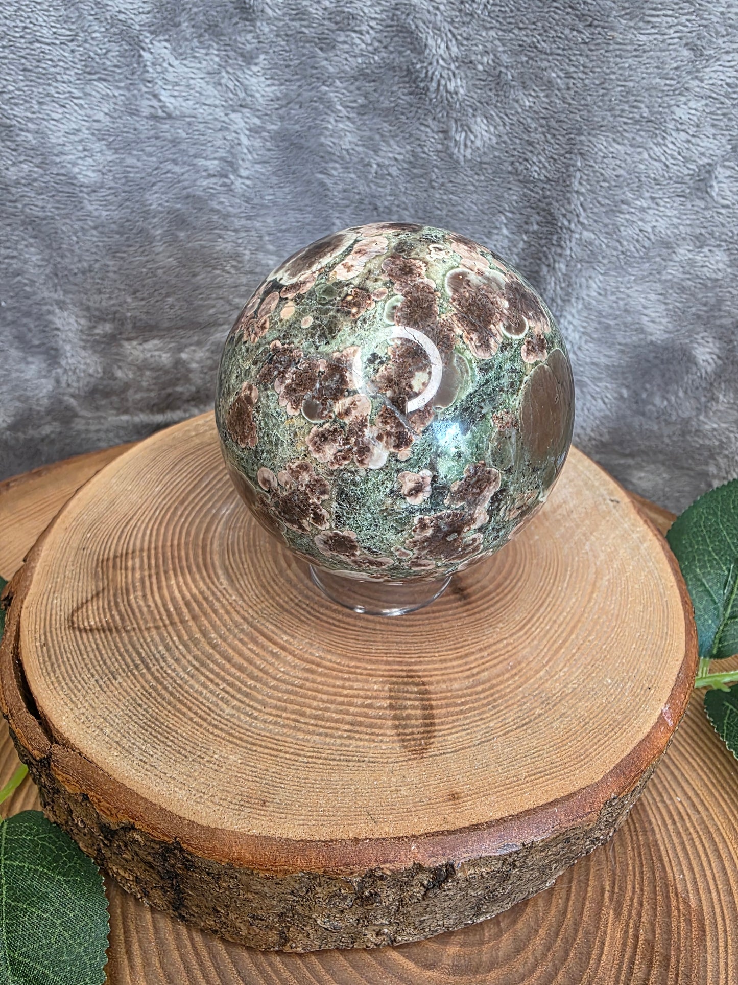 Russischer Blumenachat Kugel (C42)