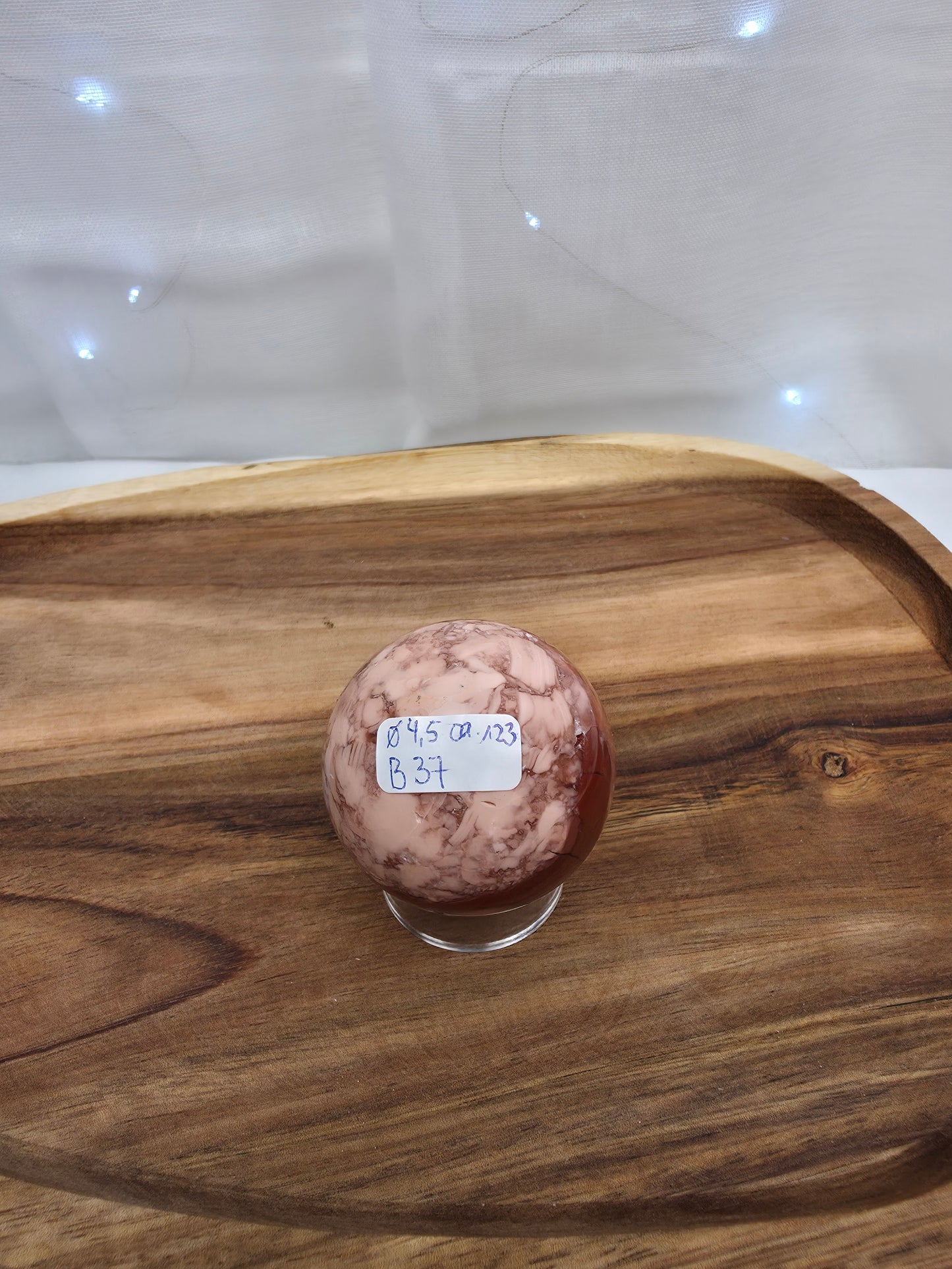 Cotton Candy Achat Kugel (B37)