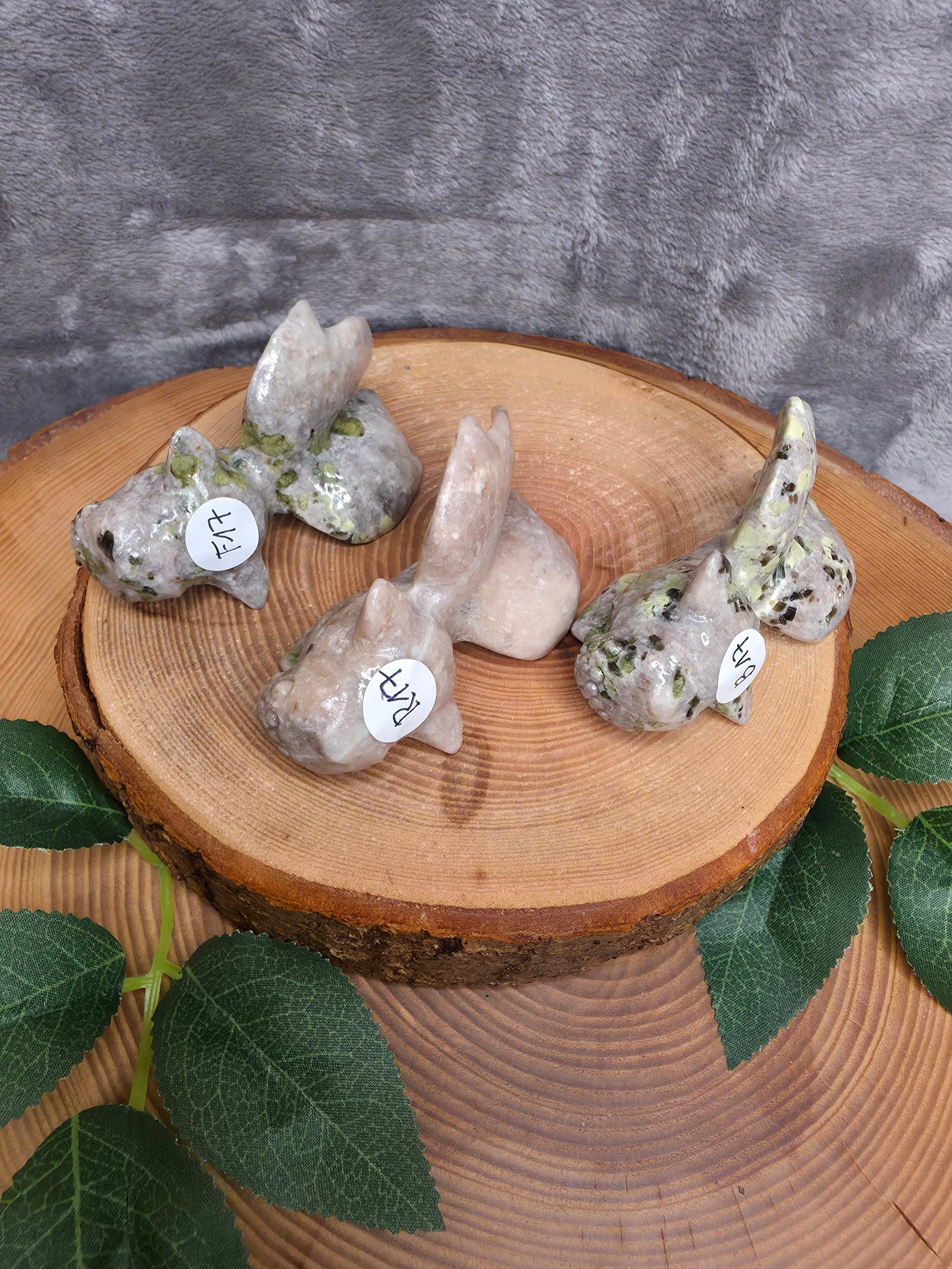 Pfirsichblüten Turmalin Oranda Goldfisch (wählbar)