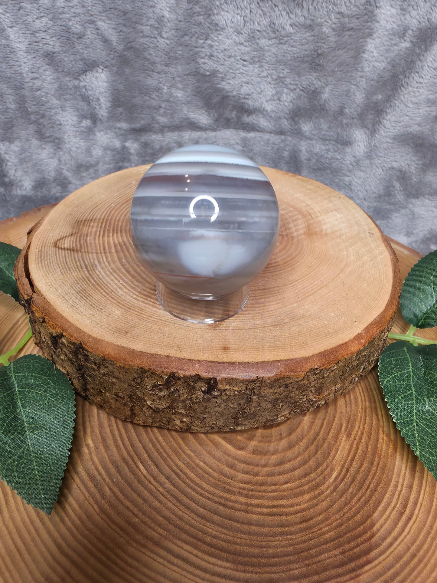 Achat Kugel gebändert (A29)