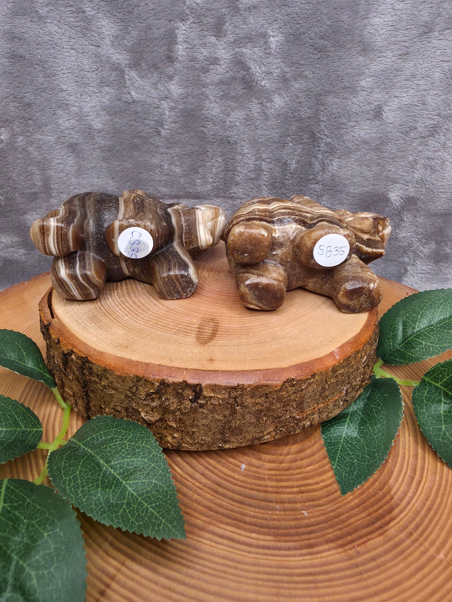 Schokoladencalcit Elefant (wählbar)