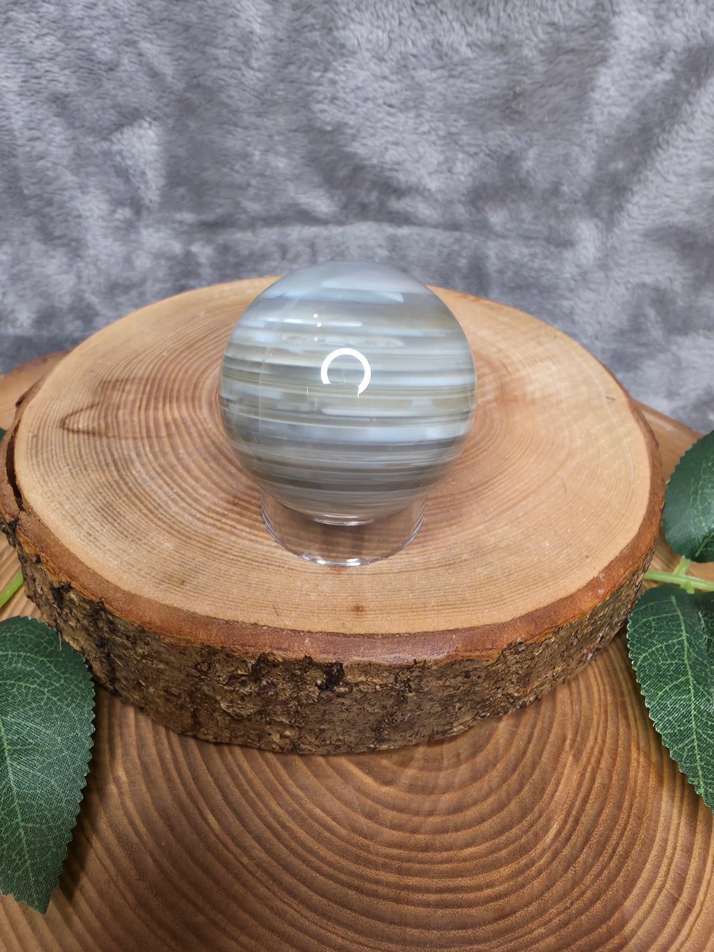 Achat Kugel gebändert (D27)