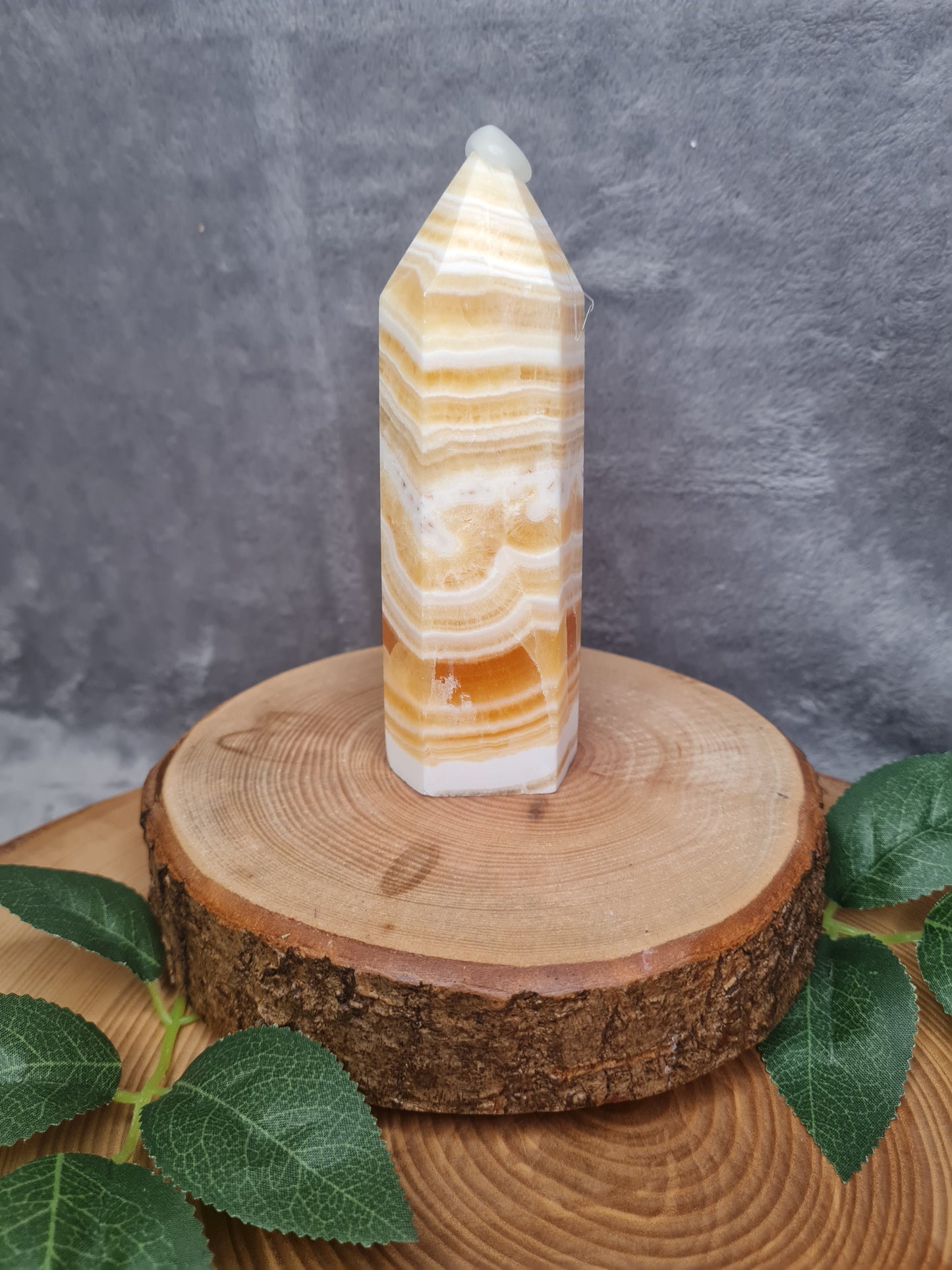 Orangen Calcit Turm (OB29)