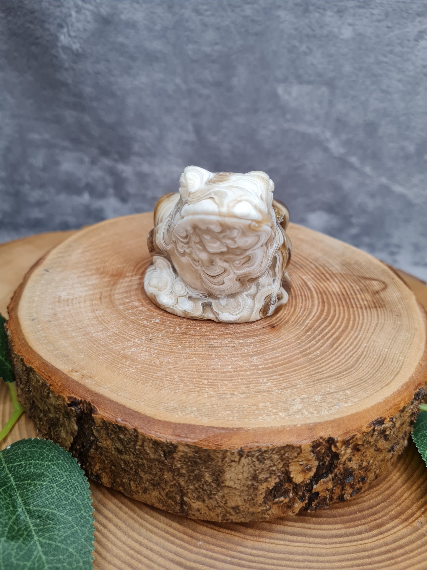 Schokoladen Calcit Frosch