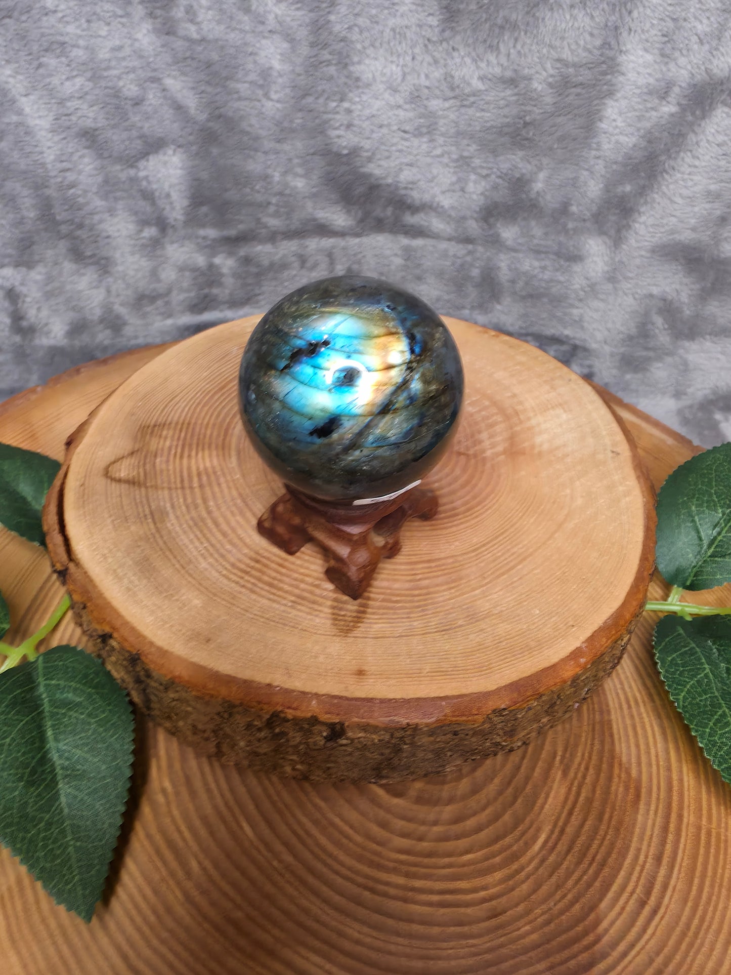 Labradorit Kugel (I23)