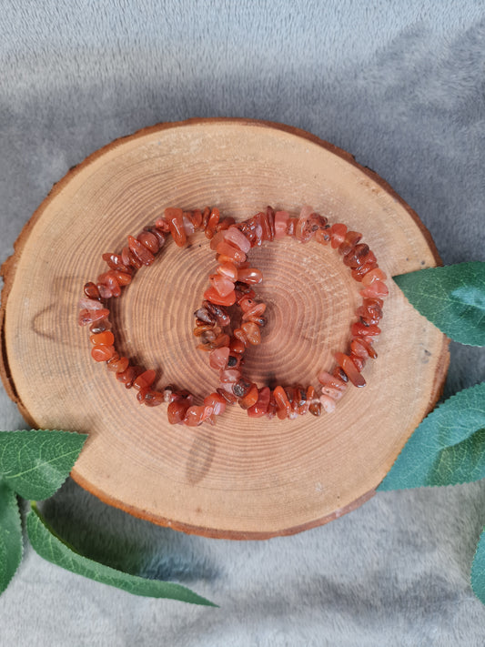 Karneol Splitterarmband