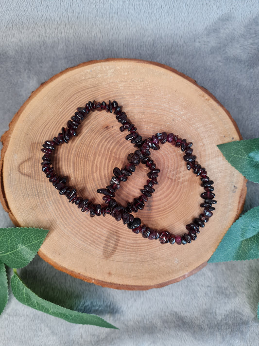 Granat Splitterarmband