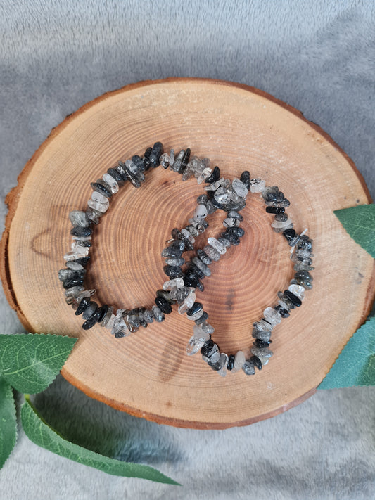 Turmalinquarz Splitterarmband