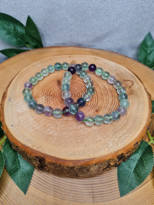 Fluorit Kugelarmband