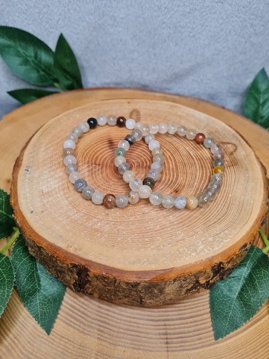 Gartenquarz Kugelarmband