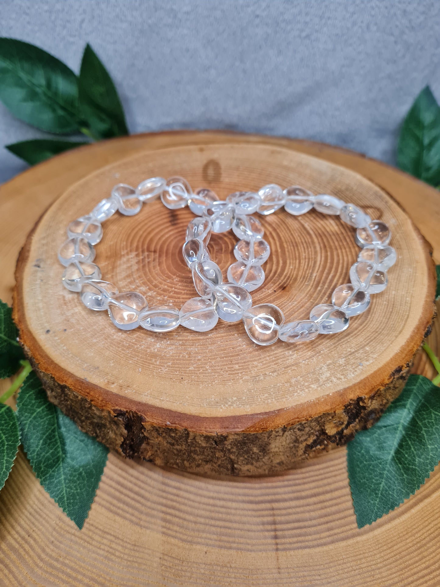 Bergkristall Herzarmband