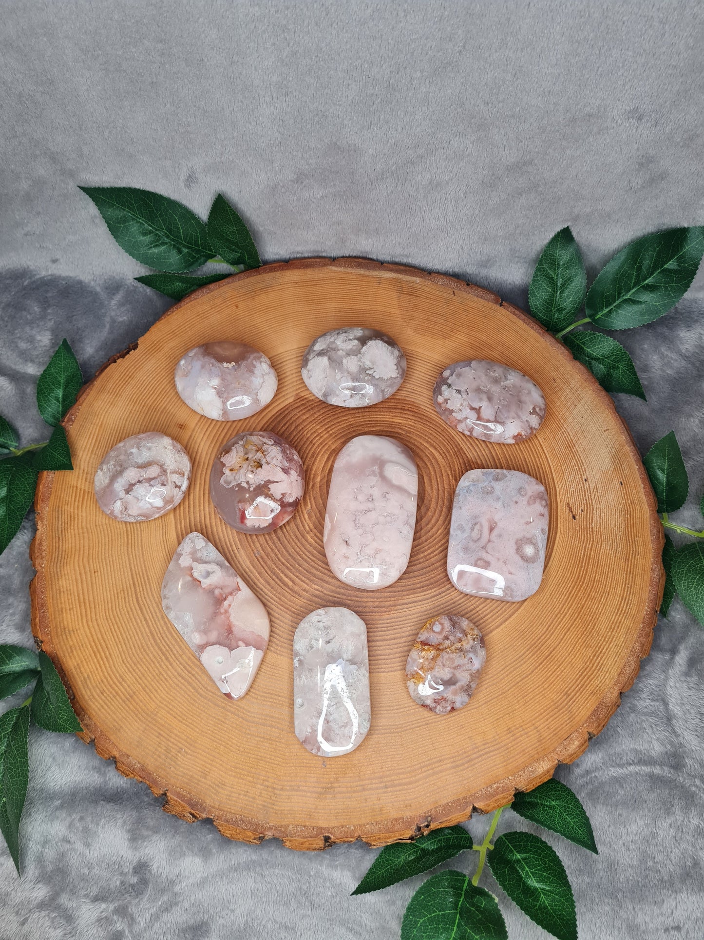 Blumenachat Handstein