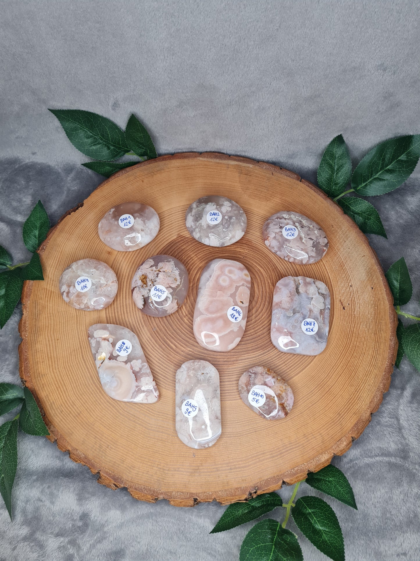 Blumenachat Handstein