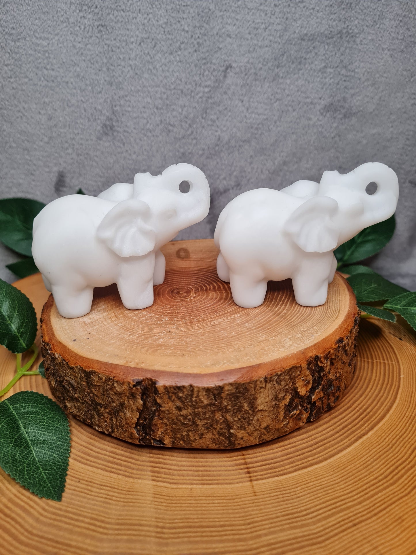 Weißer Jade Elefant