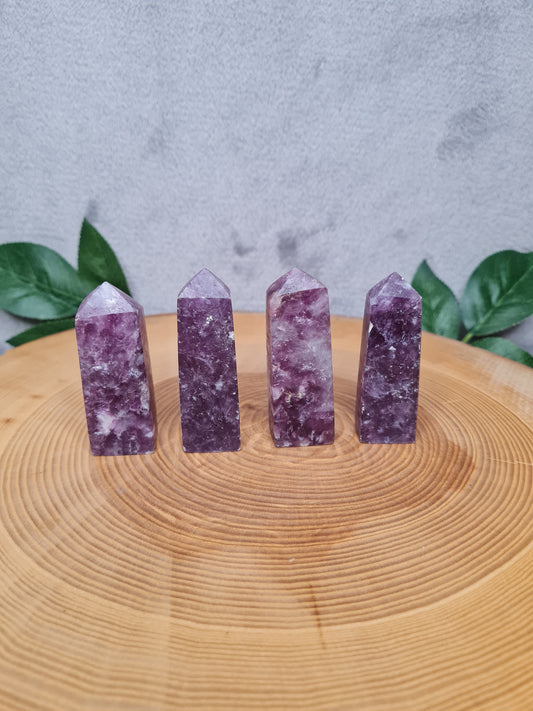 Lepidolith Turm (Rechteck)