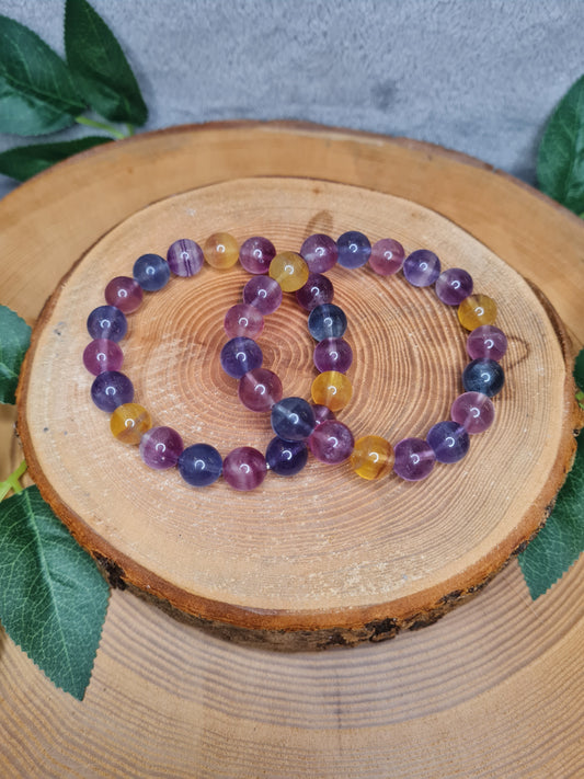 Fluorit Kugelarmband (Candy)