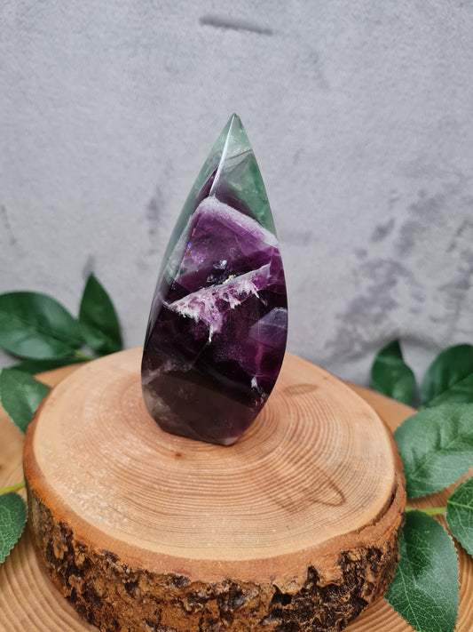 Feder Fluorit Flamme (FLF) B-Ware