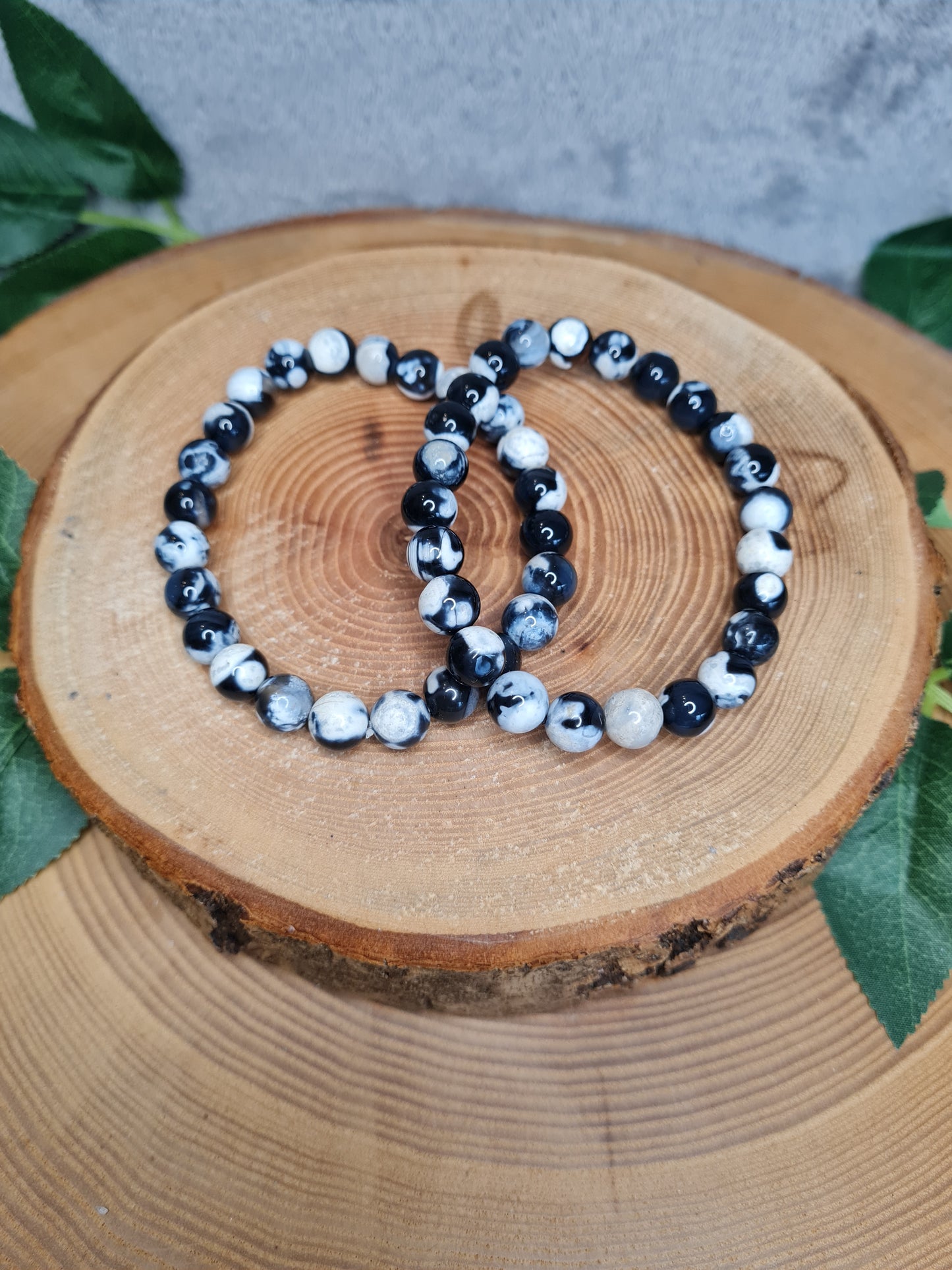 Orca Achat Kugelarmband