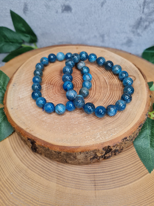 Apatit Kugelarmband 10mm