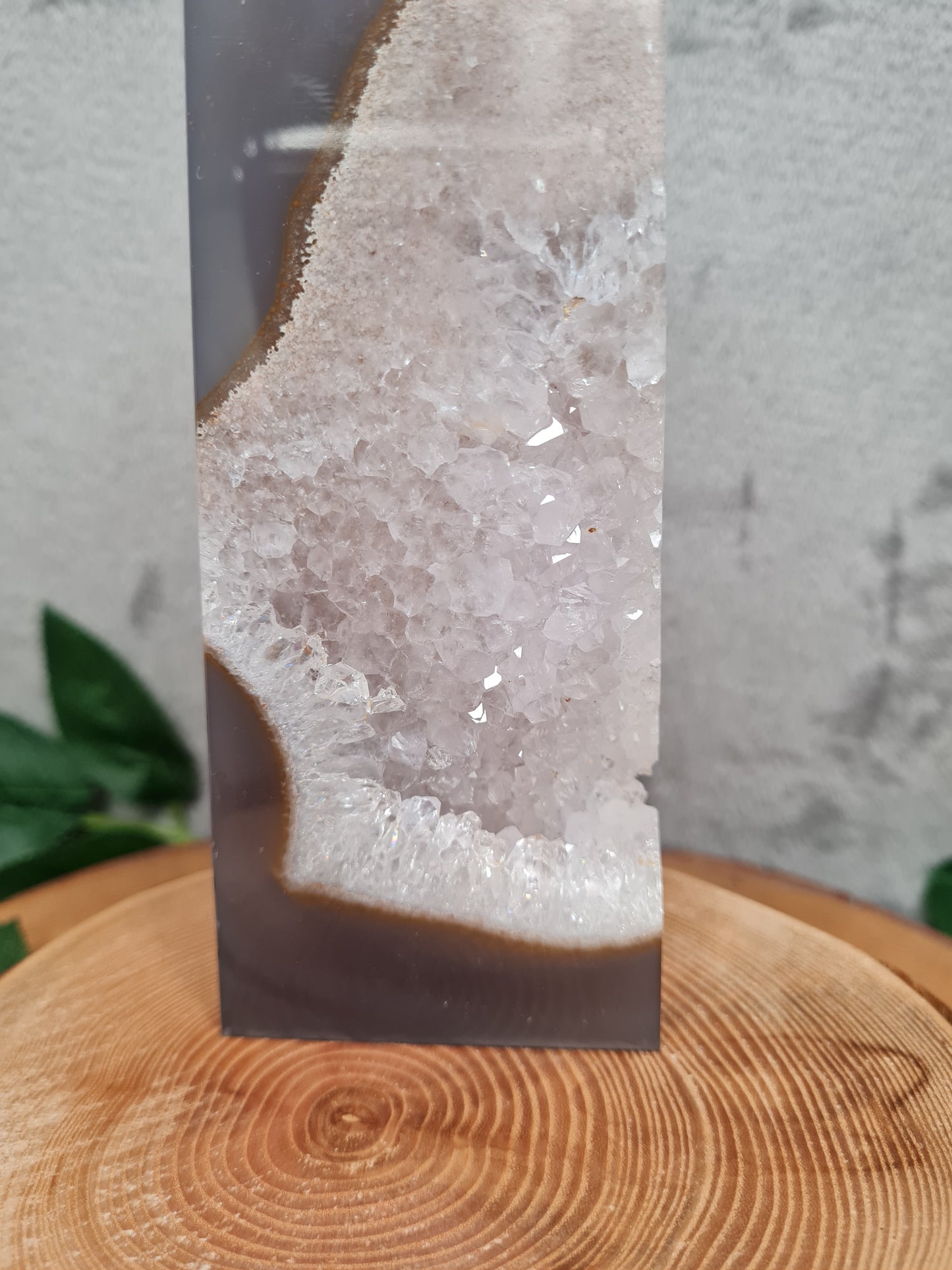 Achat Turm/Slap mit Druse (AD1)