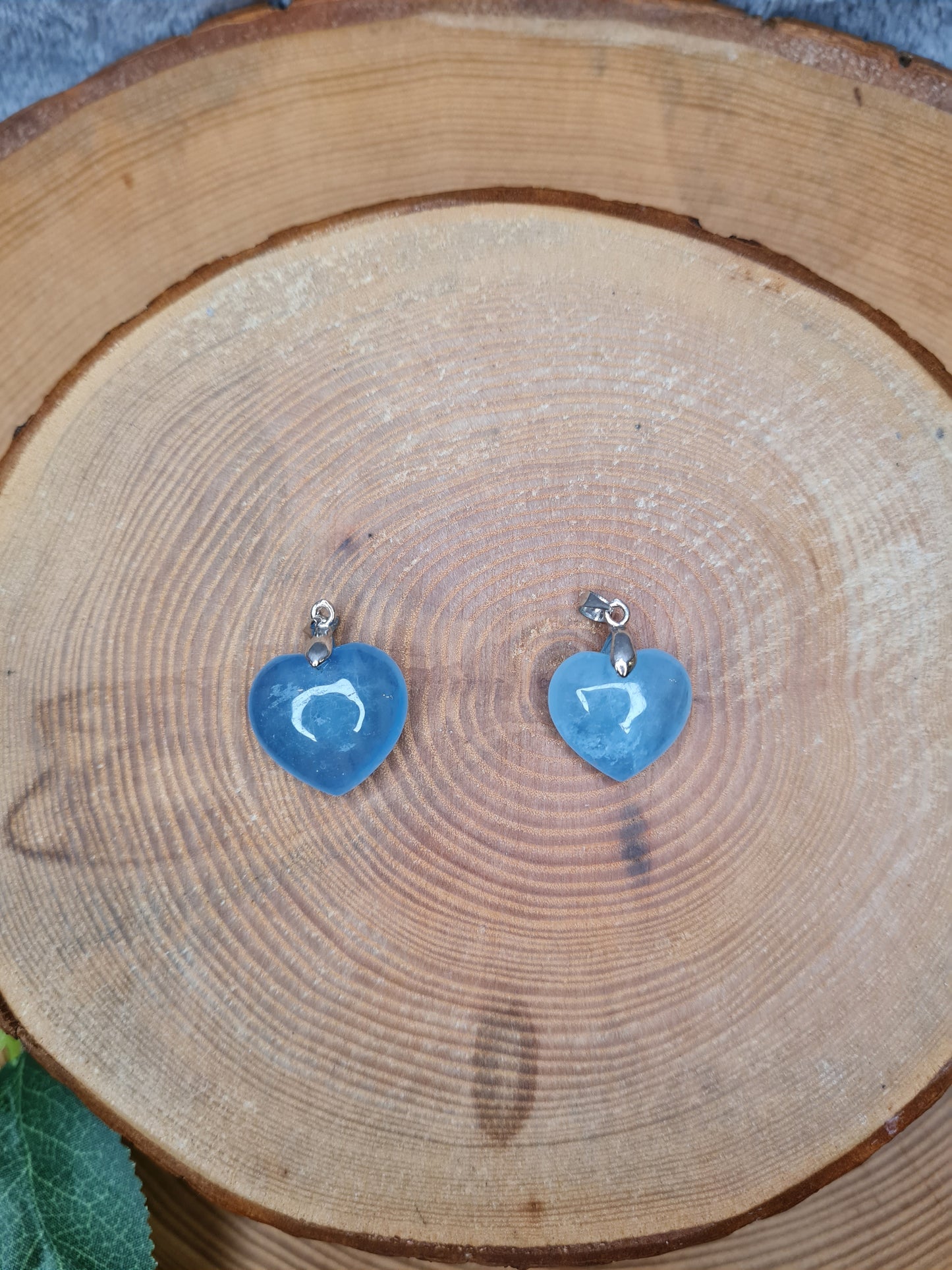 Aquamarin Anhänger Herz