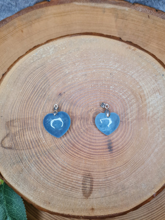 Aquamarin Anhänger Herz