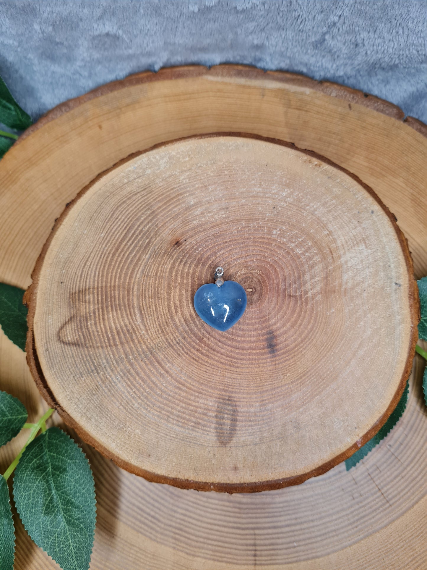 Aquamarin Anhänger Herz