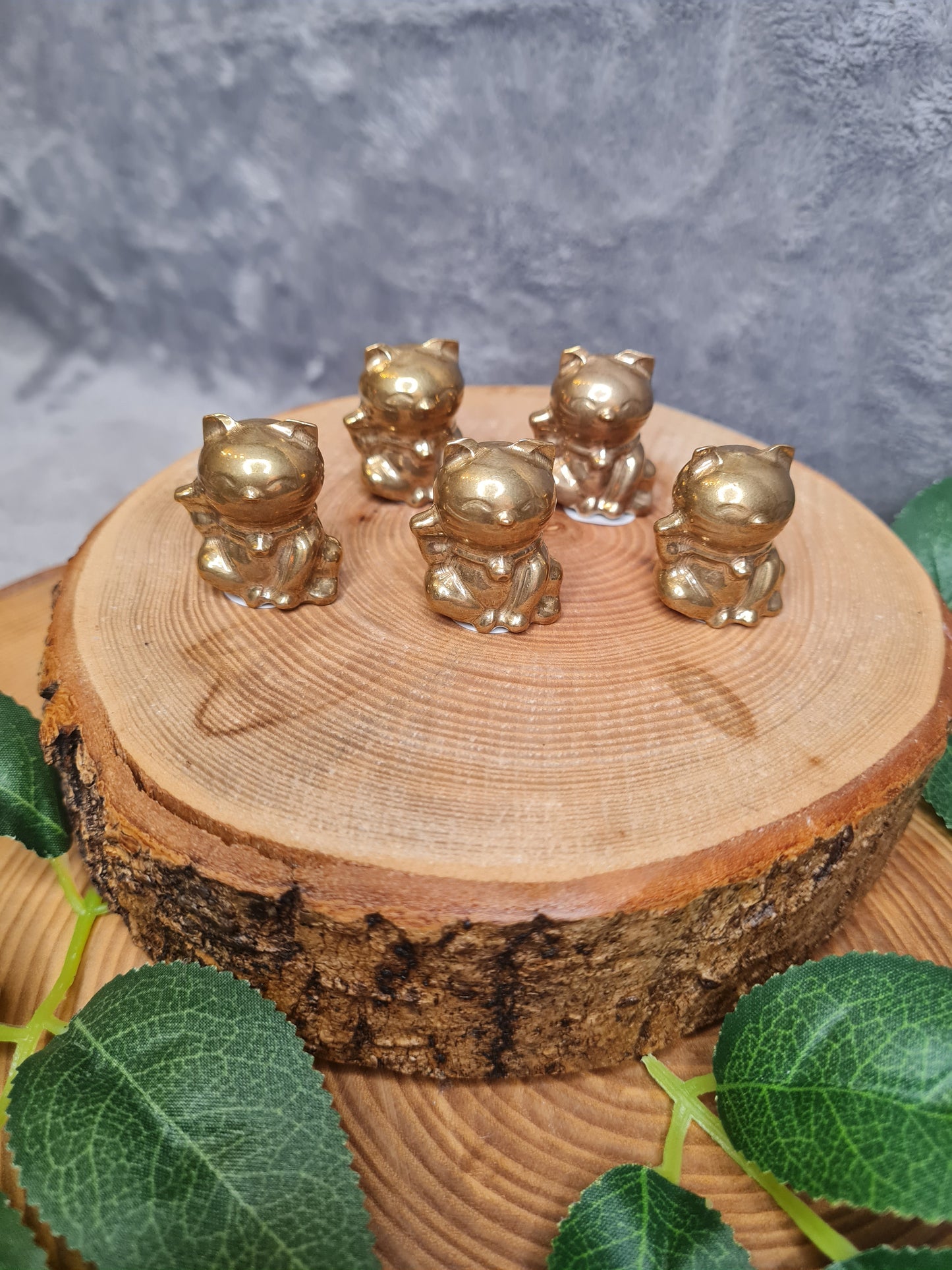 Pyrit Glückskatze (klein)