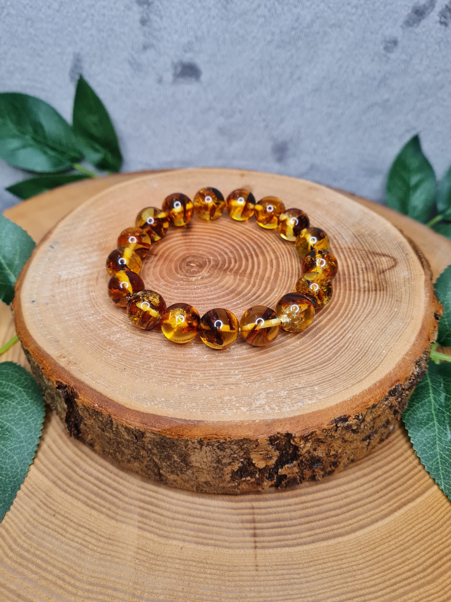 Bernstein Kugelarmband (Nr.3)
