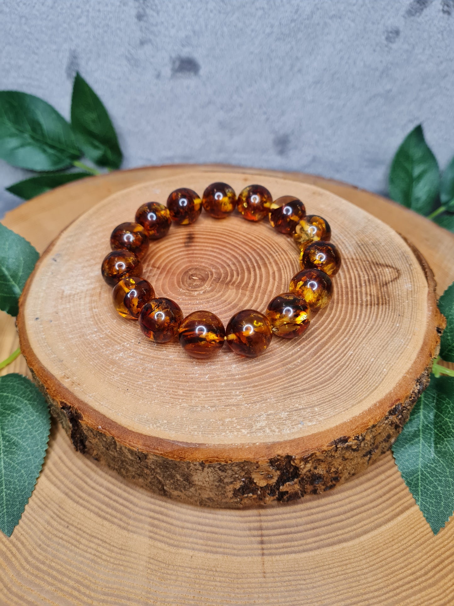 Bernstein Kugelarmband (Nr.2)