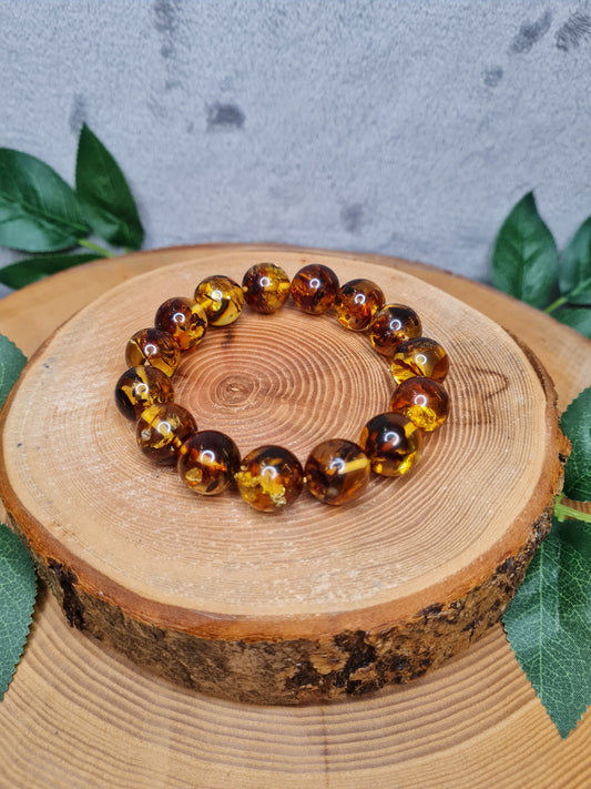 Bernstein Kugelarmband (Nr.1)