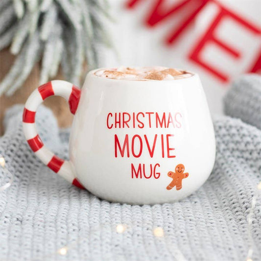 Runde Tasse mit Lebkuchenmotiv „Christmas Movie Mug“