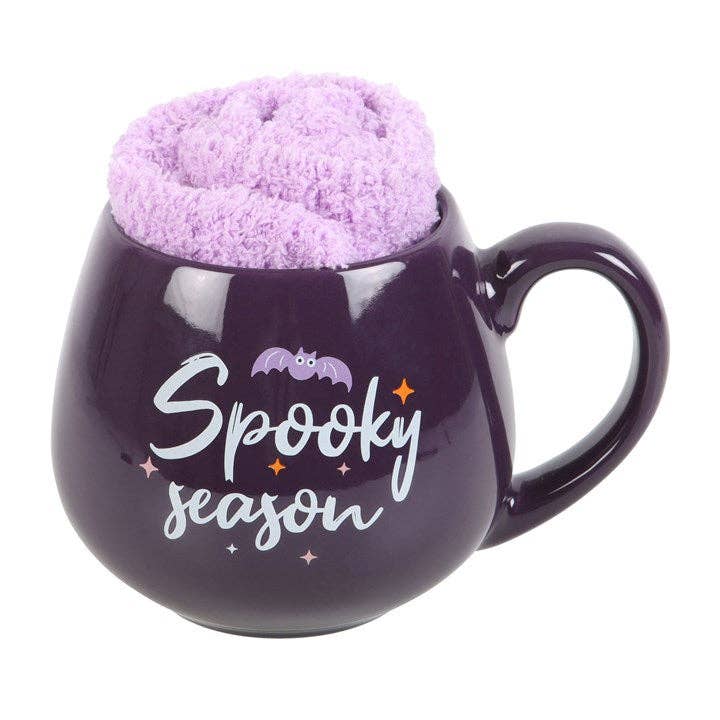 Spooky Season Halloween-Set mit Tasse und Socken