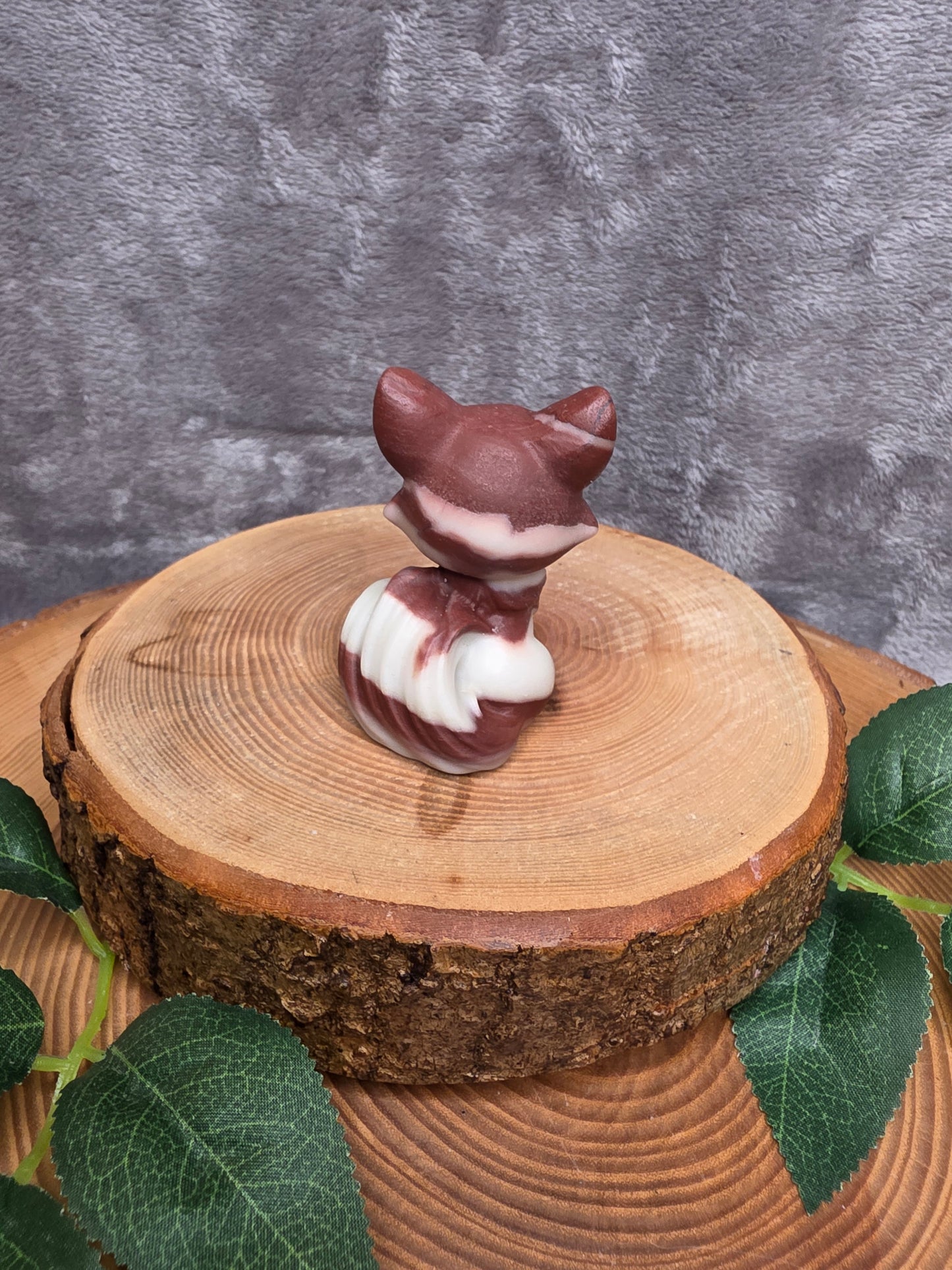 Schokoladenachat neunschwänziger Fuchs