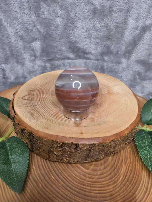 Achat Kugel gebändert (H24)