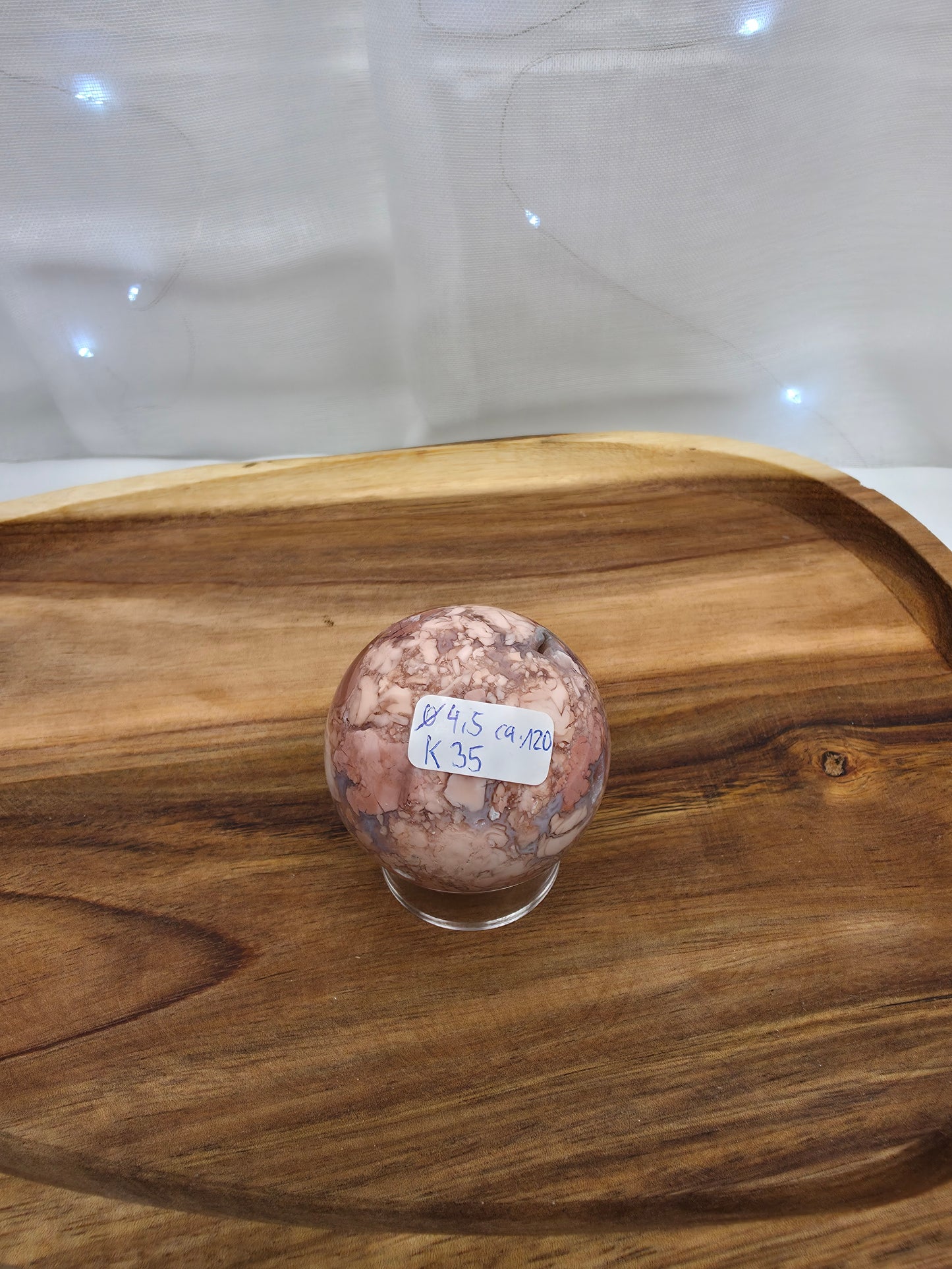 Cotton Candy Achat Kugel (K35)