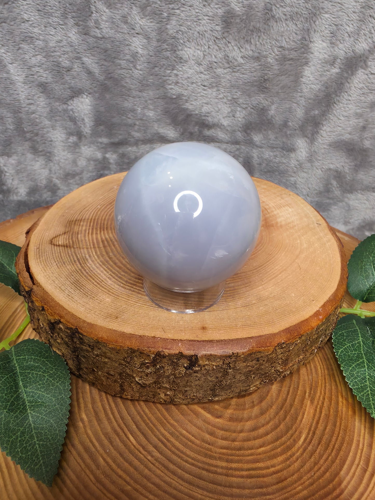 Blaue Rosenquarz Kugel (V21)