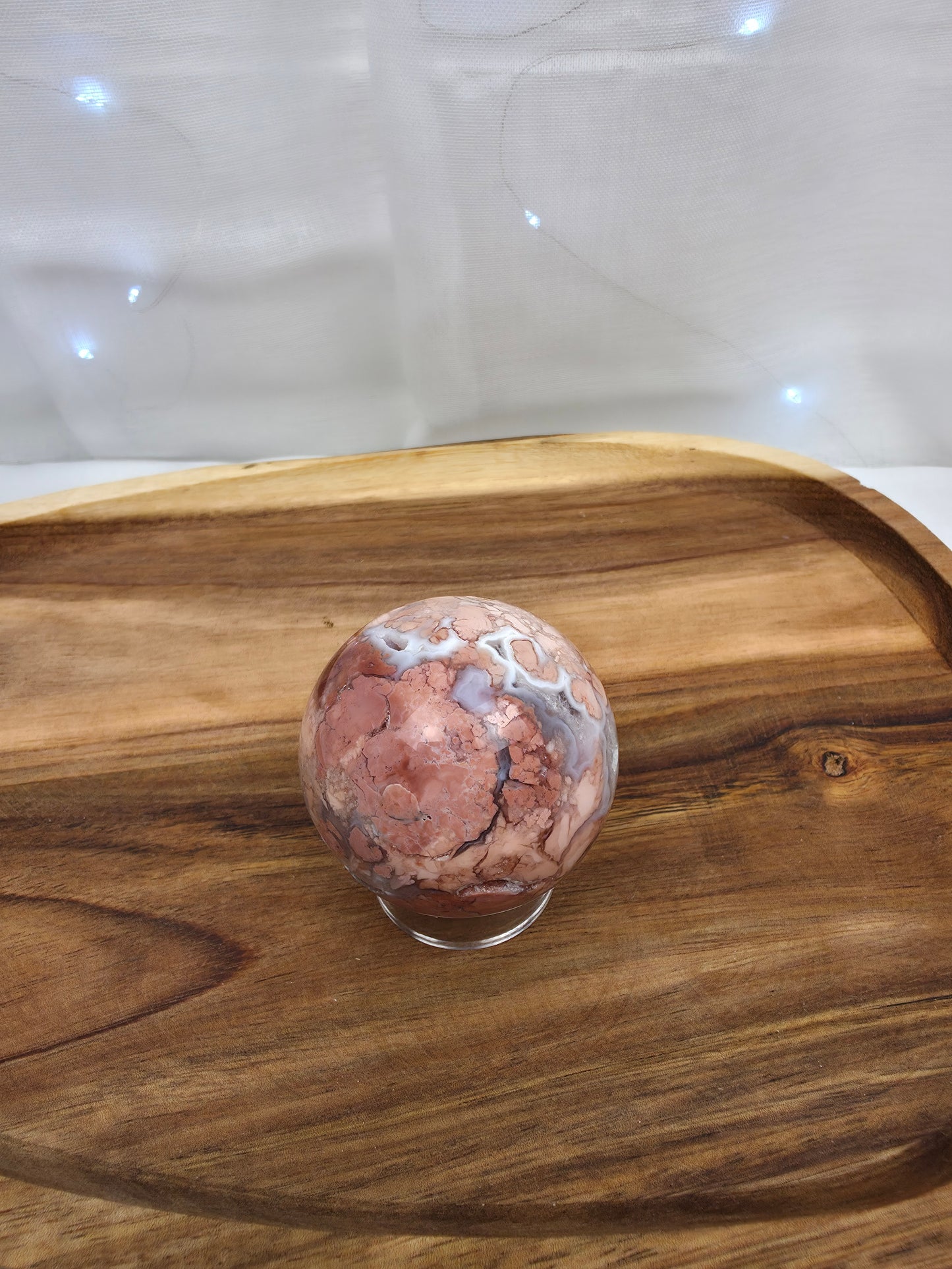 Cotton Candy Achat Kugel (P43)