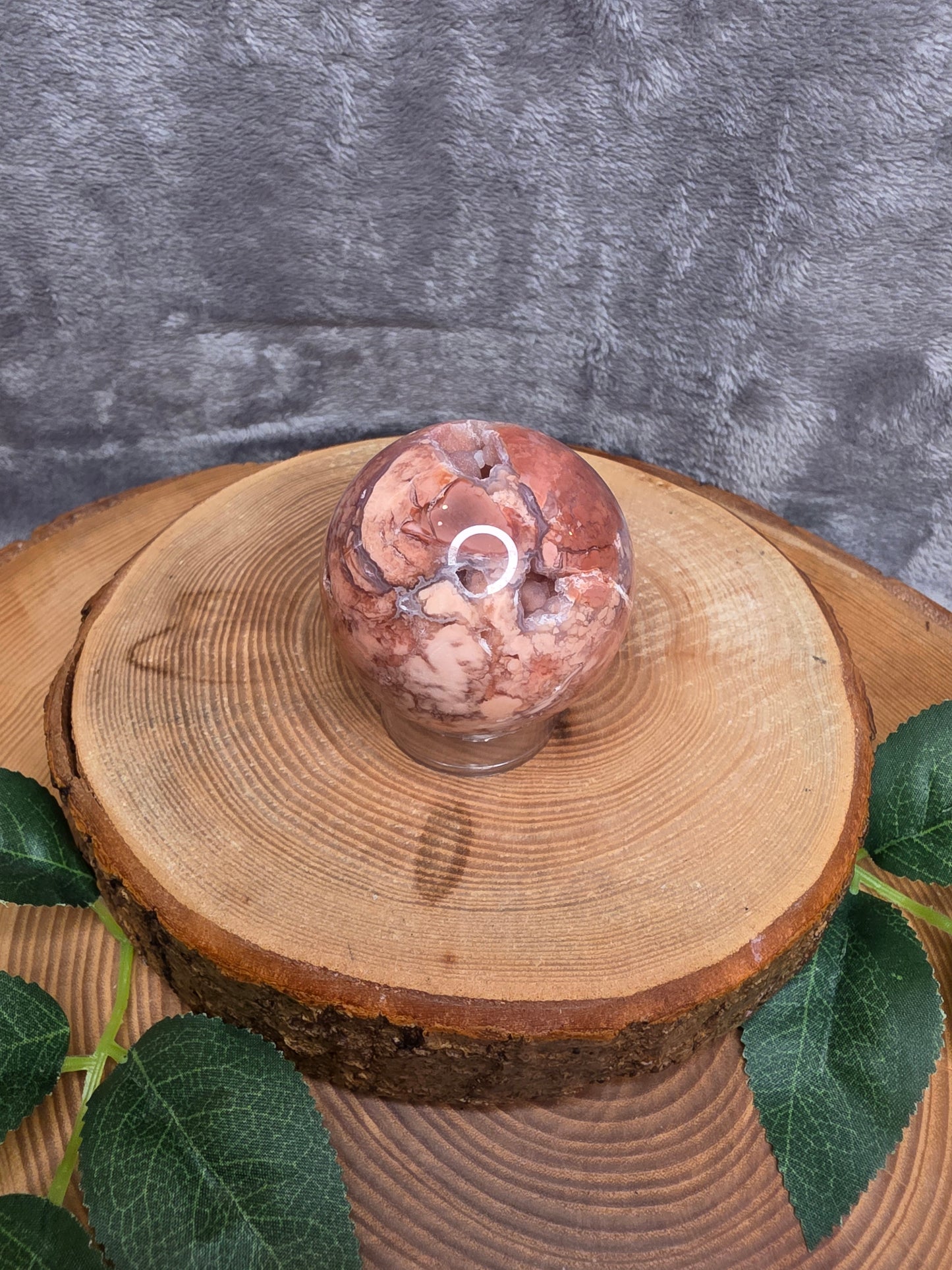 Cotton Candy Achat Kugel (CC41)