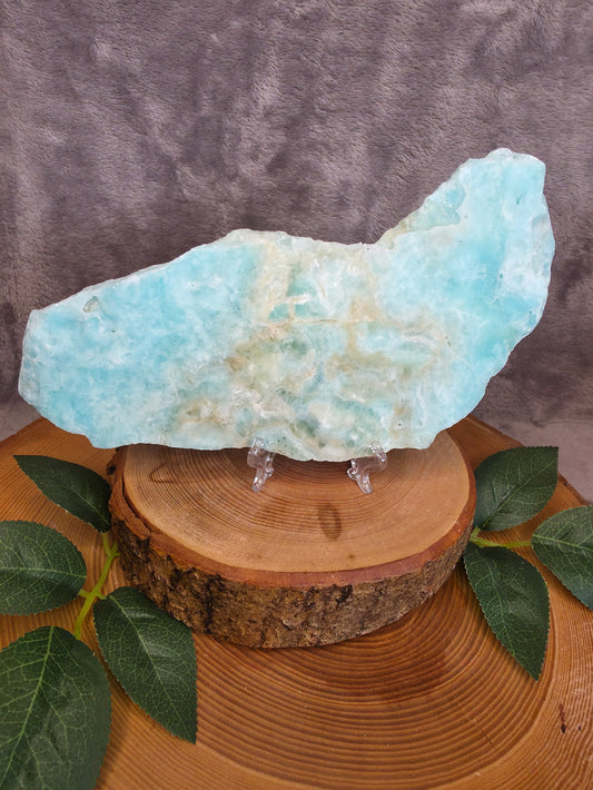 Karibischer Calcit/ Aragonit Scheibe (H34)