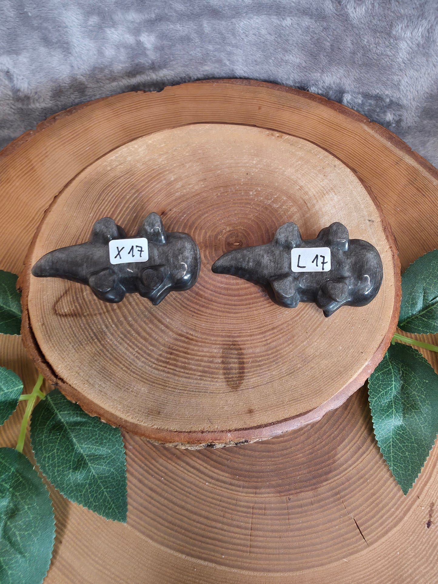 Silberobsidian Axolotl (wählbar)