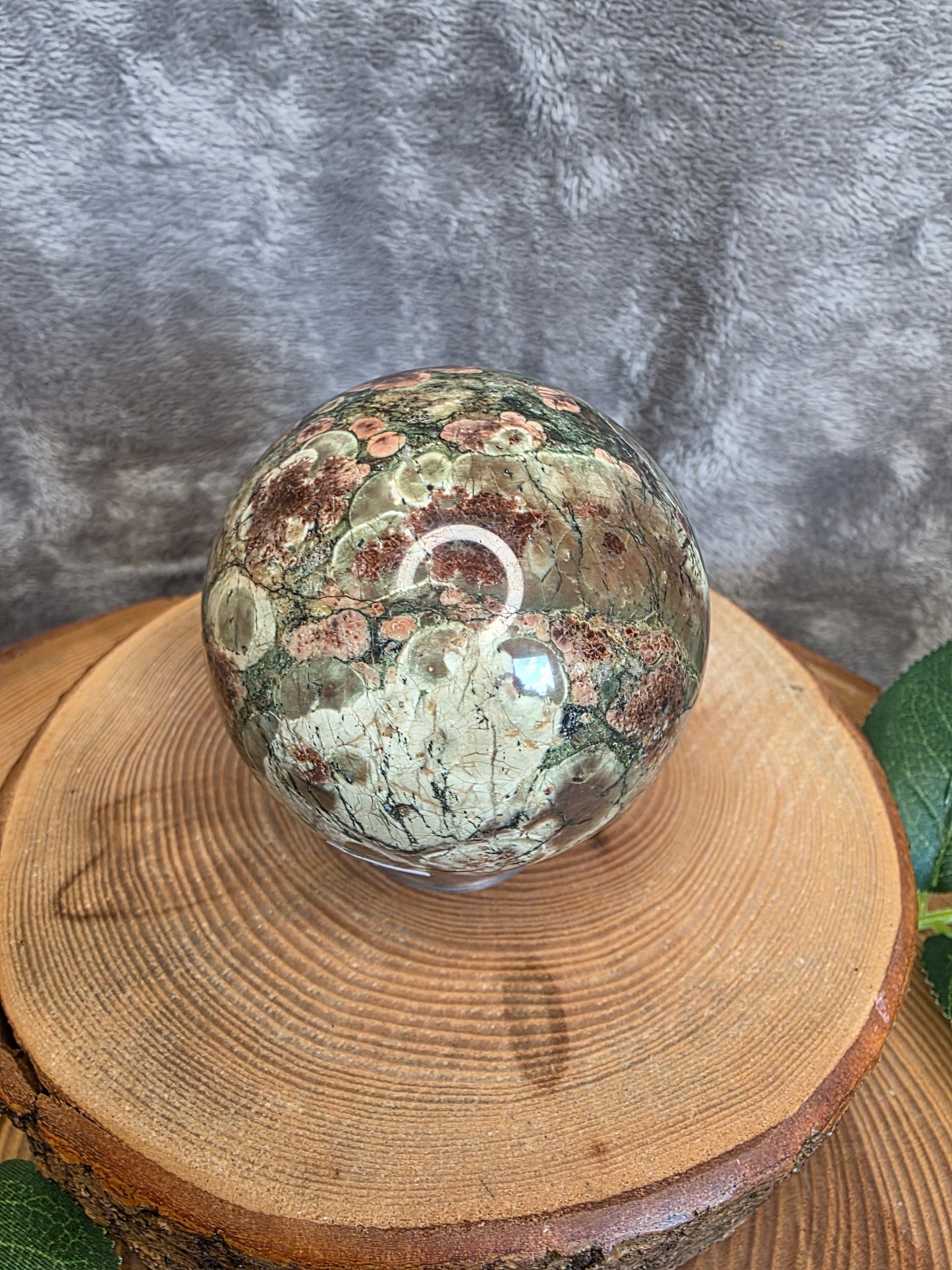 Russischer Blumenachat Kugel (S40)